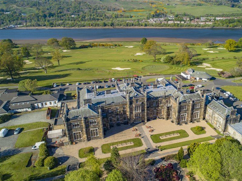 Mar Hall Golf & Spa Resort Bishopton  Exterior foto Aerial view of the hotel